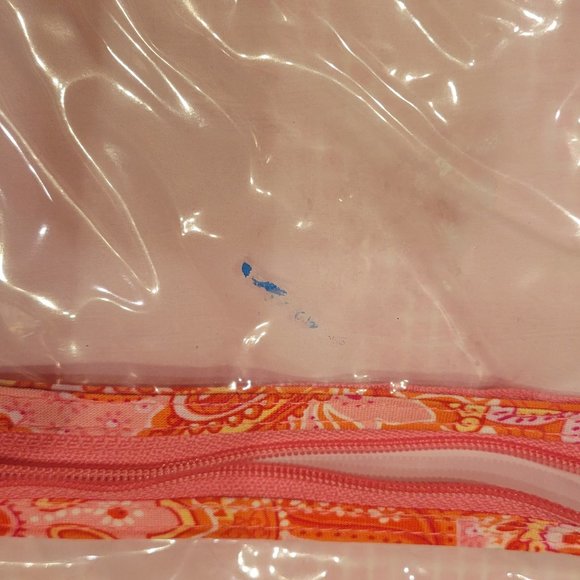 Vera Bradley Sherbert Trifold Cosmetic Travel Bag - Retired Pattern - Picture 4 of 7